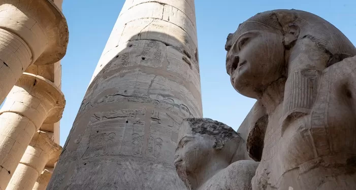 Un « remarquable » sarcophage mis au jour à Louxor 2 - Le Progrès Egyptien Un « remarquable » sarcophage mis au jour à Louxor 1 - Le Progrès Egyptien