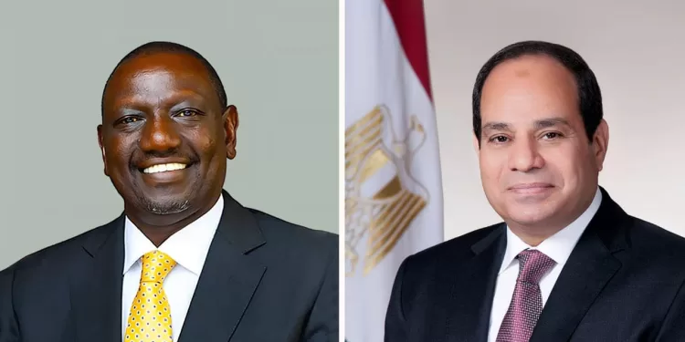 Le Président Al-Sissi accueille son homologue Kenyan 1 - Le Progrès Egyptien