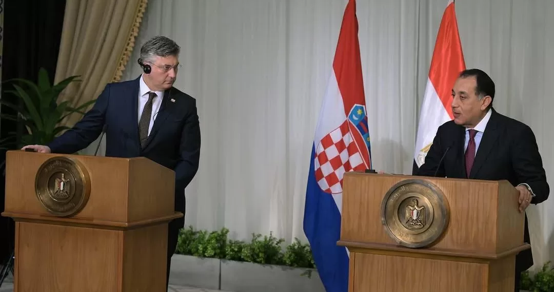 Conférence de presse de Madbouli et son homologue croate 1 - Le Progrès Egyptien