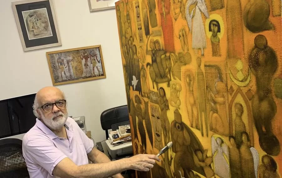 Moustafa Rahma, le peintre des légendes et des âmes 2 - Le Progrès Egyptien Moustafa Rahma, le peintre des légendes et des âmes 1 - Le Progrès Egyptien