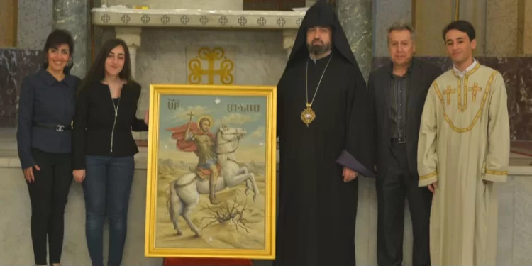 Une icône, un hommage : La consécration de l’œuvre de Rita Kevorkian au saint Minas égyptien 1 - Le Progrès Egyptien