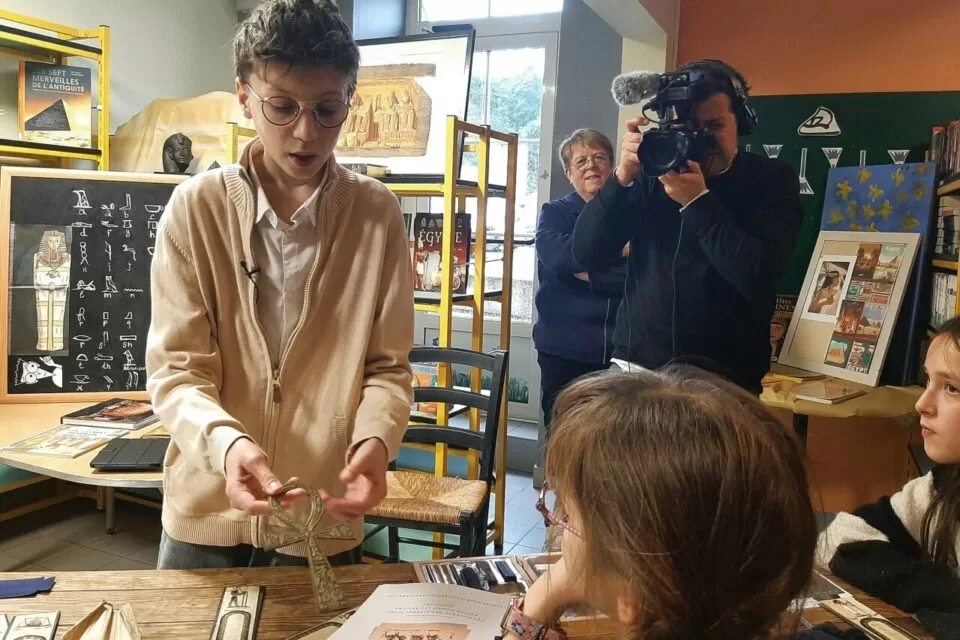 Fan de l'Egypte à 12 ans, star d’un reportage de France 2 4 - Le Progrès Egyptien Fan de l'Egypte à 12 ans, star d’un reportage de France 2 3 - Le Progrès Egyptien