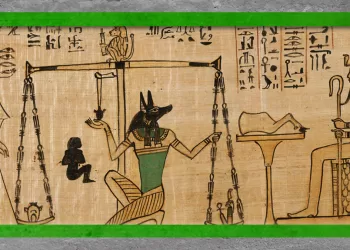 L’art de l’Egypte antique caractérisé par des lignes claires