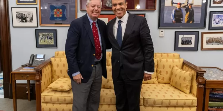 Abdel-Aati et le sénateur Lindsey Graham : vers un renforcement du partenariat stratégique égypto-américain 2 - Le Progrès Egyptien Abdel-Aati et le sénateur Lindsey Graham : vers un renforcement du partenariat stratégique égypto-américain 1 - Le Progrès Egyptien