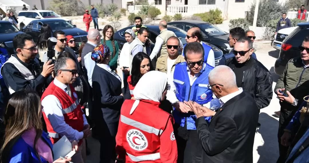 Visite officielle au centre logistique du Croissant-Rouge égyptien à El-Arich 2 - Le Progrès Egyptien Visite officielle au centre logistique du Croissant-Rouge égyptien à El-Arich 1 - Le Progrès Egyptien