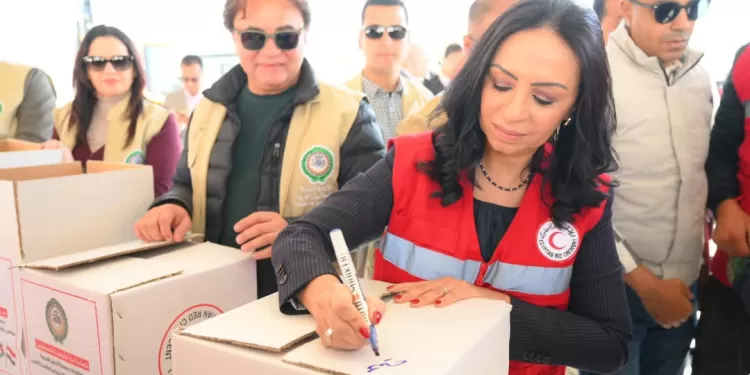 Convoi du Conseil arabe des affaires sociales pour Gaza 2 - Le Progrès Egyptien Convoi du Conseil arabe des affaires sociales pour Gaza 1 - Le Progrès Egyptien