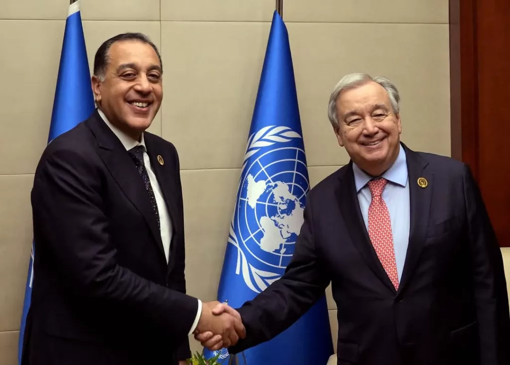 Madbouli s'entretient avec Guterres 4 - Le Progrès Egyptien Madbouli s'entretient avec Guterres 3 - Le Progrès Egyptien