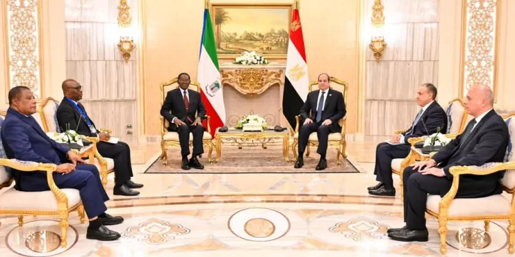 Al-Sissi reçoit son homologue équato-guinéen en marge du salon "EGYPS 2025 2 - Le Progrès Egyptien Al-Sissi reçoit son homologue équato-guinéen en marge du salon "EGYPS 2025 1 - Le Progrès Egyptien