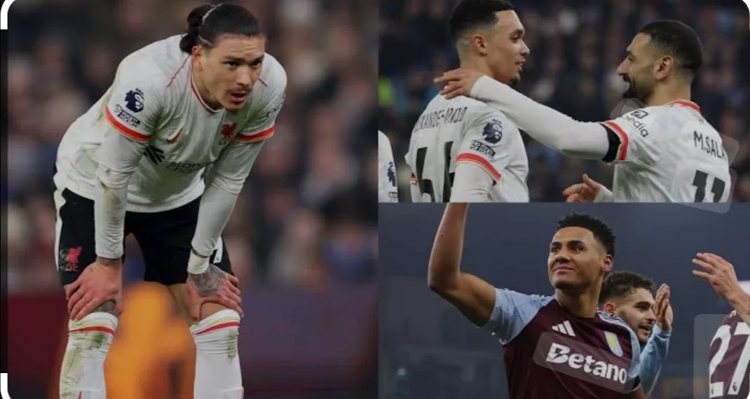 Le titre de Liverpool mis à mal par le match nul contre Aston Villa 1 - Le Progrès Egyptien