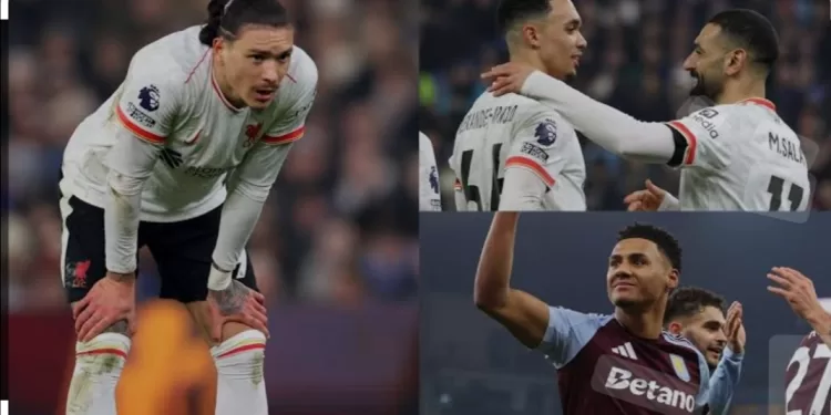 Le titre de Liverpool mis à mal par le match nul contre Aston Villa 2 - Le Progrès Egyptien Le titre de Liverpool mis à mal par le match nul contre Aston Villa 1 - Le Progrès Egyptien