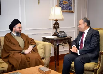 Abdel Aati reçoit le chef du Mouvement national irakien de la sagesse