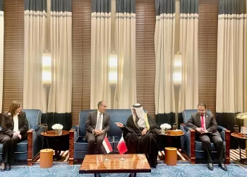 Abdel Aati arrive à Manama