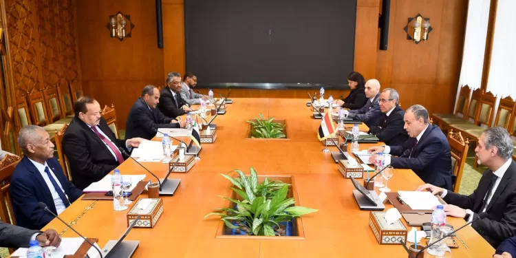 Abdel Aati et son homologue soudanais co-président la réunion du mécanisme de consultation politique 2 - Le Progrès Egyptien Abdel Aati et son homologue soudanais co-président la réunion du mécanisme de consultation politique 1 - Le Progrès Egyptien