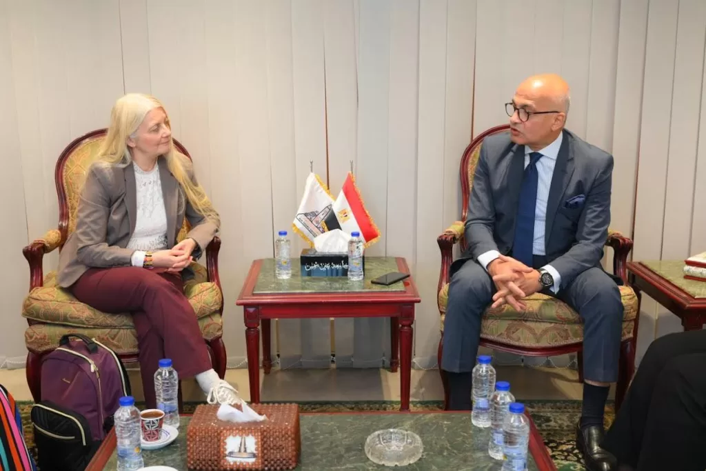 Une délégation britannique visite l’Université d’Ain Chams 4 - Le Progrès Egyptien Une délégation britannique visite l’Université d’Ain Chams 3 - Le Progrès Egyptien