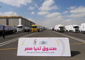 Envoi du plus grand convoi d’aide à Gaza par le Fonds “Tahya Misr”