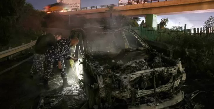 La Force de l'ONU au Liban veut une enquête "immédiate" sur l'incendie d'un de ses véhicules près de Beyrouth 1 - Le Progrès Egyptien