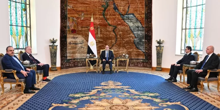 Entretien du Président Al-Sissi avec le chef du Congrès juif mondial 2 - Le Progrès Egyptien Entretien du Président Al-Sissi avec le chef du Congrès juif mondial 1 - Le Progrès Egyptien