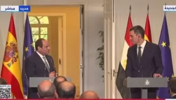 Al-Sissi salue les positions espagnoles à l’égard des Palestiniens