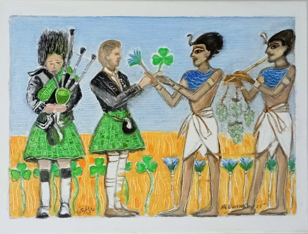 Sohour, musique et exposition d'art à l'occasion de la fête nationale de l’Irlande 14 - Le Progrès Egyptien Sohour, musique et exposition d'art à l'occasion de la fête nationale de l’Irlande 13 - Le Progrès Egyptien