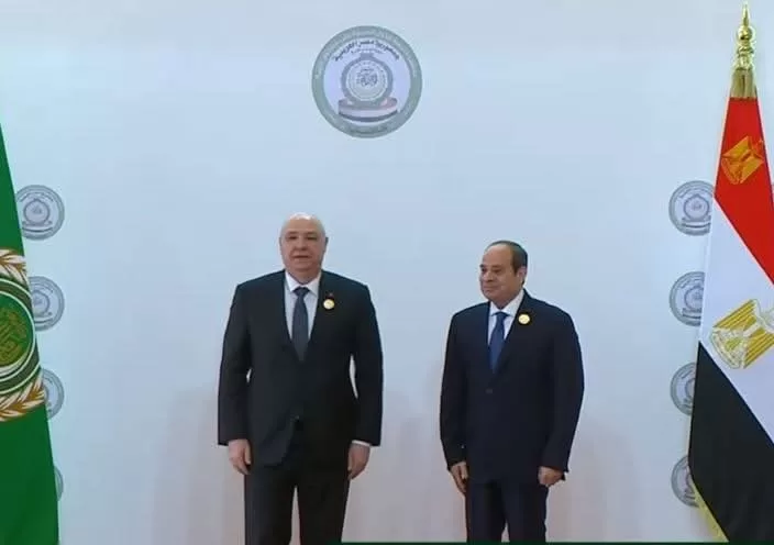 Le président reçoit des dirigeants prenant part au sommet arabe extraordinaire 11 - Le Progrès Egyptien