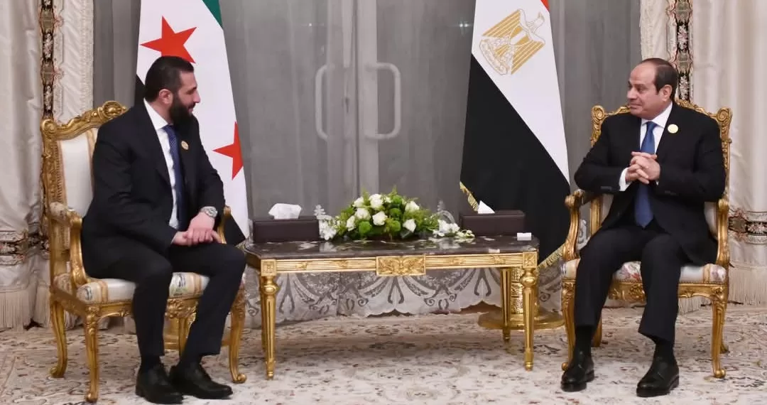 Renforcement des liens entre l'Égypte et la Syrie : Rencontre entre Abdel-Fattah Al-Sissi et Ahmed El-Char’e 2 - Le Progrès Egyptien Renforcement des liens entre l'Égypte et la Syrie : Rencontre entre Abdel-Fattah Al-Sissi et Ahmed El-Char’e 1 - Le Progrès Egyptien