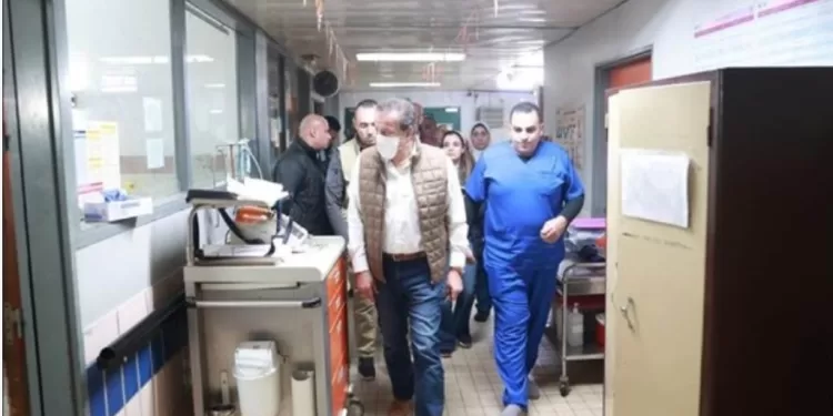 Inspection inopinée du ministre de la Santé des hôpitaux publics 1 - Le Progrès Egyptien