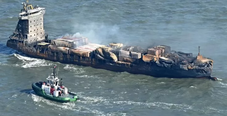 Le capitaine du cargo arrêté pour homicide involontaire après la collision en mer du Nord 2 - Le Progrès Egyptien Le capitaine du cargo arrêté pour homicide involontaire après la collision en mer du Nord 1 - Le Progrès Egyptien