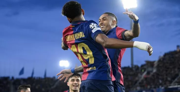 C1: Raphinha et Yamal régalent et envoient le Barça en quarts 1 - Le Progrès Egyptien