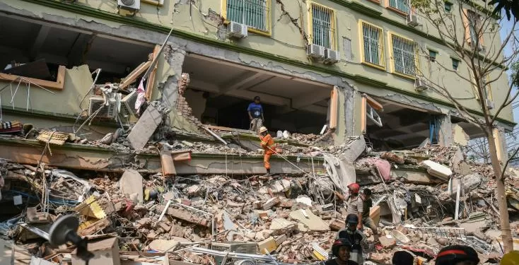 "On a besoin d'aide": à Mandalay, des secours à bout face aux destructions du séisme 1 - Le Progrès Egyptien