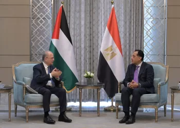 Madbouli reçoit son homologue palestinien