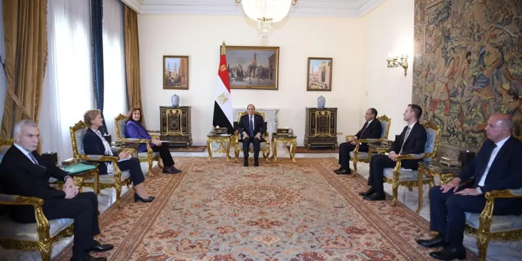 Al-Sissi reçoit la Commissaire européenne chargée de la Méditerranée 2 - Le Progrès Egyptien Al-Sissi reçoit la Commissaire européenne chargée de la Méditerranée 1 - Le Progrès Egyptien