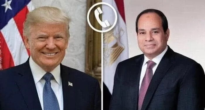 Appel téléphonique Al-Sissi - Trump 2 - Le Progrès Egyptien Appel téléphonique Al-Sissi - Trump 1 - Le Progrès Egyptien