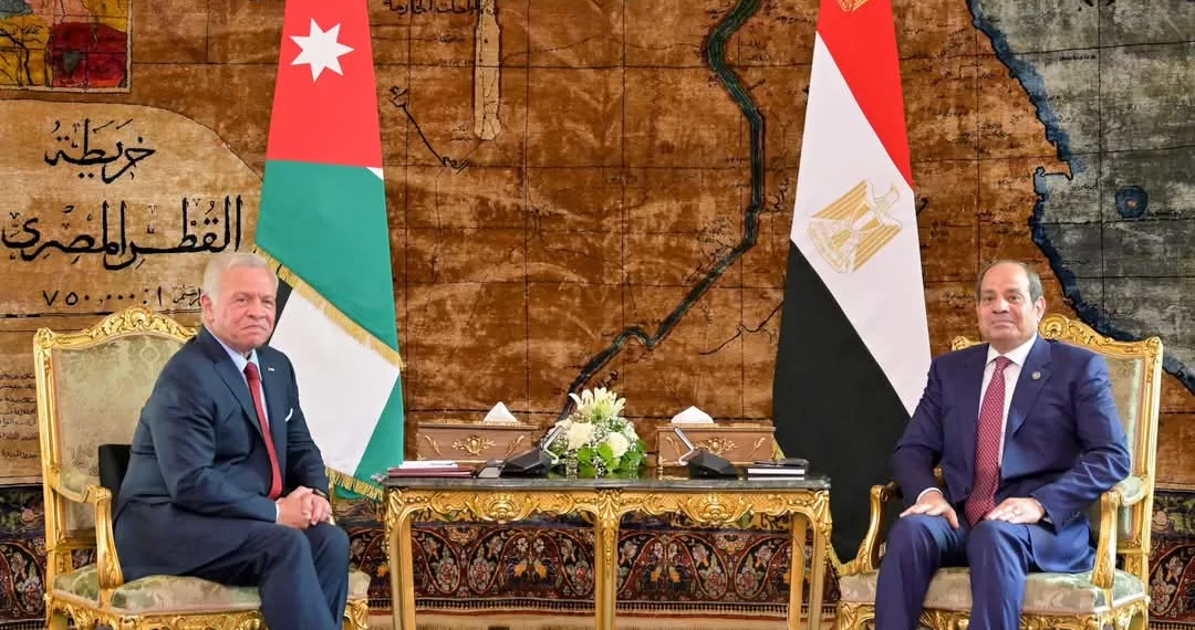 Le président Al-Sissi rencontre le roi Abdullah II 1 - Le Progrès Egyptien