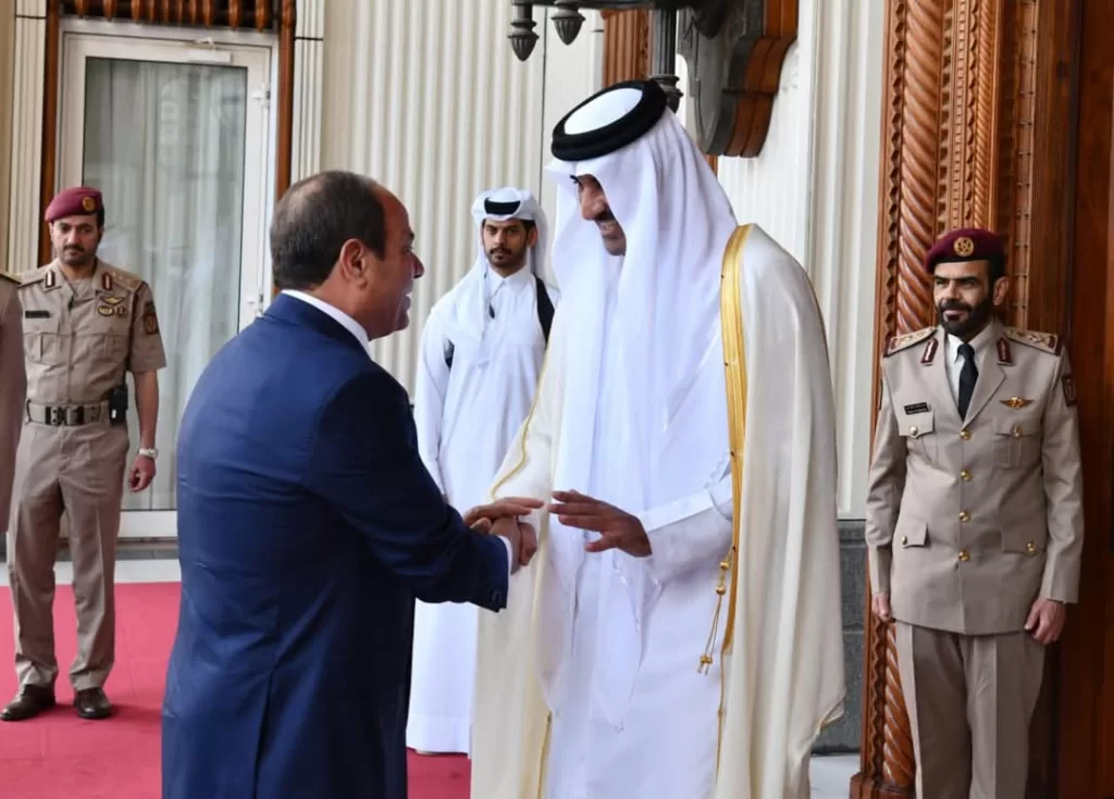 Al-Sissi rencontre l'Émir du Qatar à Doha 4 - Le Progrès Egyptien Al-Sissi rencontre l'Émir du Qatar à Doha 3 - Le Progrès Egyptien