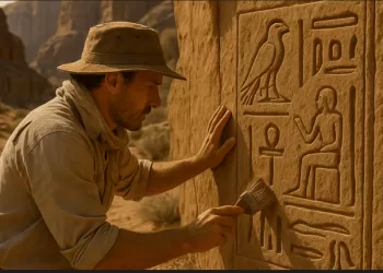 Le cartouche du pharaon Ramsès III dans le sud de la Jordanie !