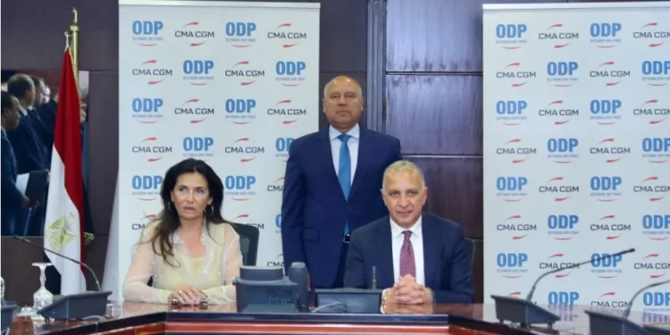 Partenariat stratégique entre l'entreprise française CMA CGM et le port sec d'Octobre 2 - Le Progrès Egyptien Partenariat stratégique entre l'entreprise française CMA CGM et le port sec d'Octobre 1 - Le Progrès Egyptien