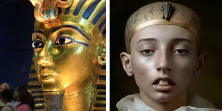L’IA révèle à quoi ressemblait le « vrai visage » de Toutânkhamon 2 - Le Progrès Egyptien L’IA révèle à quoi ressemblait le « vrai visage » de Toutânkhamon 1 - Le Progrès Egyptien