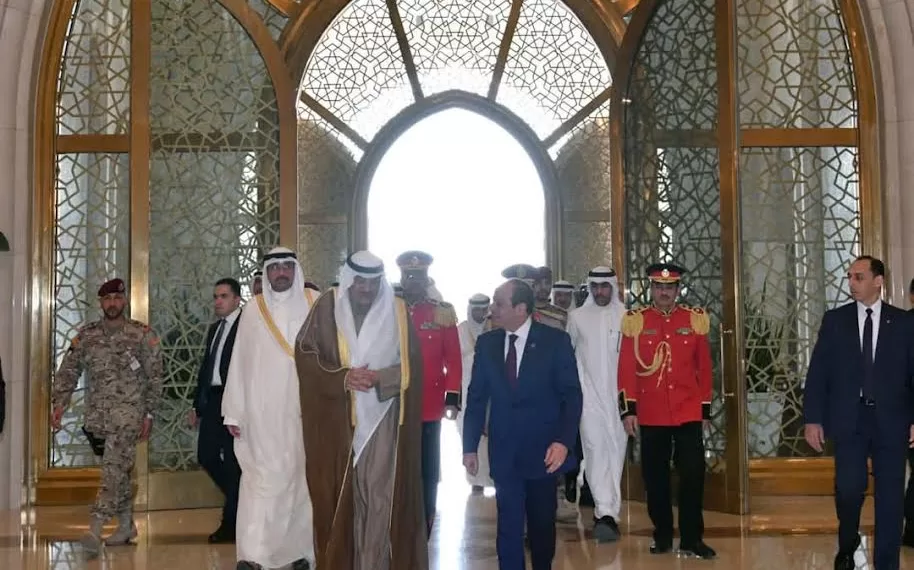 Al-Sissi reçoit le prince héritier koweïtien 1 - Le Progrès Egyptien