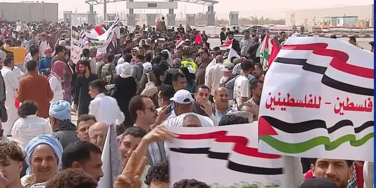Les Egyptiens soutiennent la cause palestinienne 1 - Le Progrès Egyptien