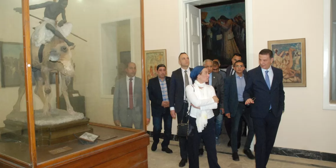 Les ministres de l'Agriculture et de l'Environnement et un responsable de la FAO inspectent le musée de l'agriculture de Dokki 2 - Le Progrès Egyptien Les ministres de l'Agriculture et de l'Environnement et un responsable de la FAO inspectent le musée de l'agriculture de Dokki 1 - Le Progrès Egyptien