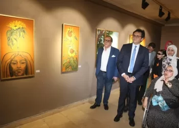 Le ministre de la culture visite plusieurs expositions d’arts plastiques