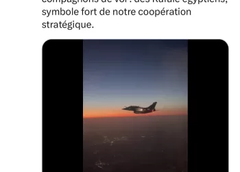 Le président français arrive en Egypte