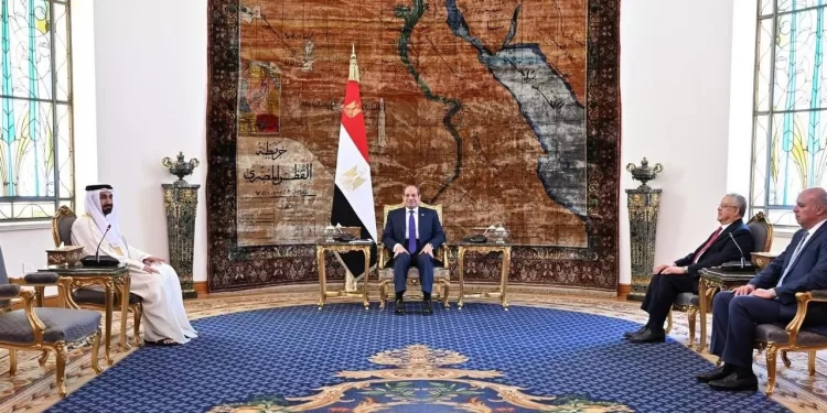 Al-Sissi reçoit le président du Parlement arabe 2 - Le Progrès Egyptien Al-Sissi reçoit le président du Parlement arabe 1 - Le Progrès Egyptien