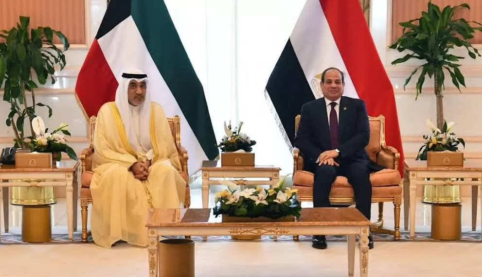 Le président rencontre le vice-premier ministre et ministre koweïtien de l'intérieur 1 - Le Progrès Egyptien