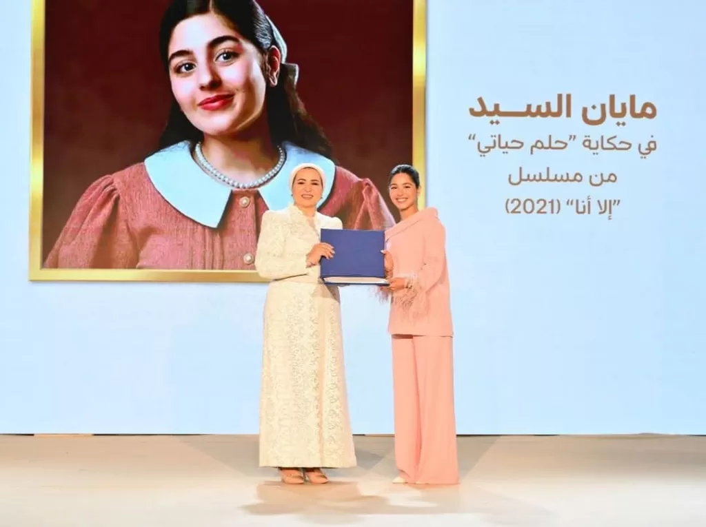 Hommage de la 1ère Dame aux jeunes stars incarnant les personnes aux besoins spécifiques 10 - Le Progrès Egyptien Hommage de la 1ère Dame aux jeunes stars incarnant les personnes aux besoins spécifiques 9 - Le Progrès Egyptien