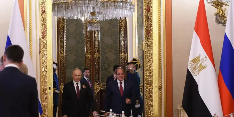 Moscou : Rencontre Al-Sissi - Poutine 2 - Le Progrès Egyptien Moscou : Rencontre Al-Sissi - Poutine 1 - Le Progrès Egyptien