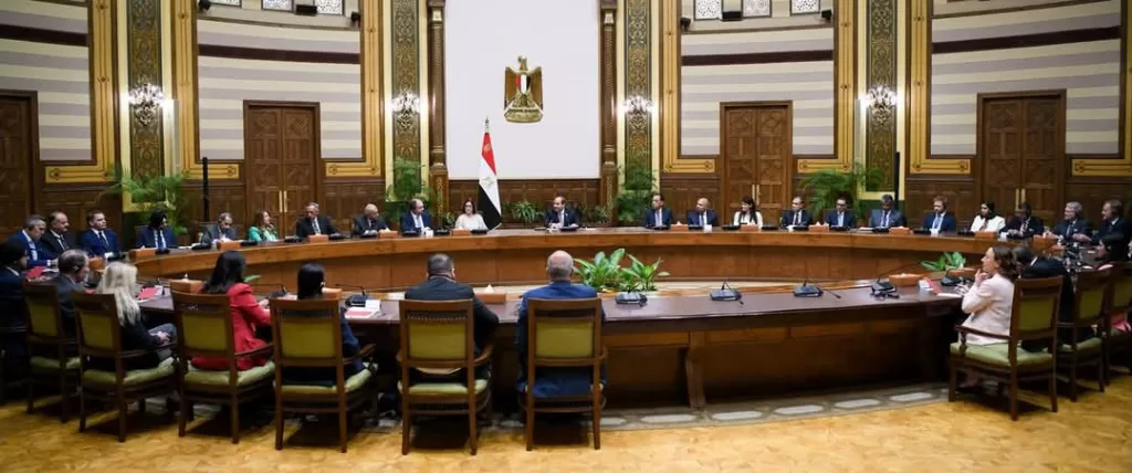 Al-Sissi reçoit la délégation d'hommes d'affaires américains participant au forum économique Egypte-USA 5 - Le Progrès Egyptien