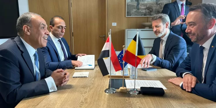 Le ministre des AE se félicite des relations distinguées entre l'Egypte et la Belgique 1 - Le Progrès Egyptien