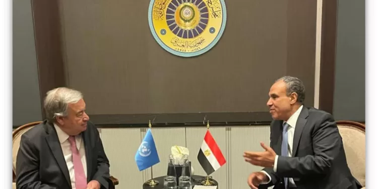 Abdel Aati discute avec Guterres de l’entente et de la coopération Egypte- ONU 2 - Le Progrès Egyptien Abdel Aati discute avec Guterres de l’entente et de la coopération Egypte- ONU 1 - Le Progrès Egyptien