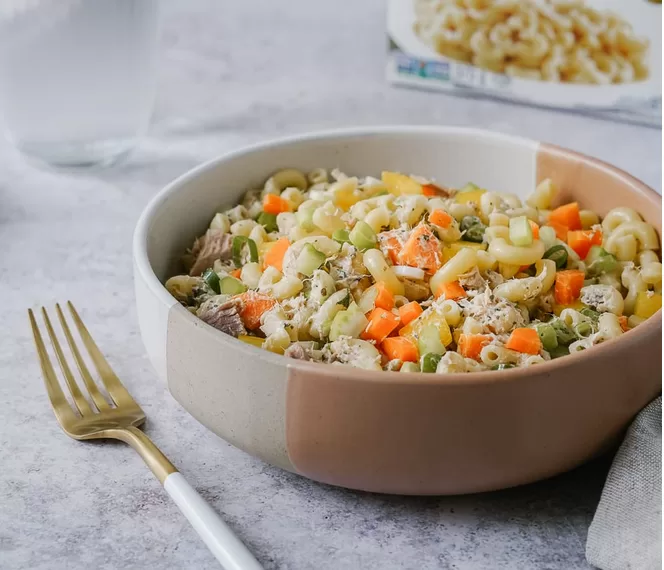Salade de macaroni au thon 2 - Le Progrès Egyptien Salade de macaroni au thon 1 - Le Progrès Egyptien